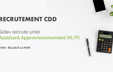 Assistant approvisionnement CDD