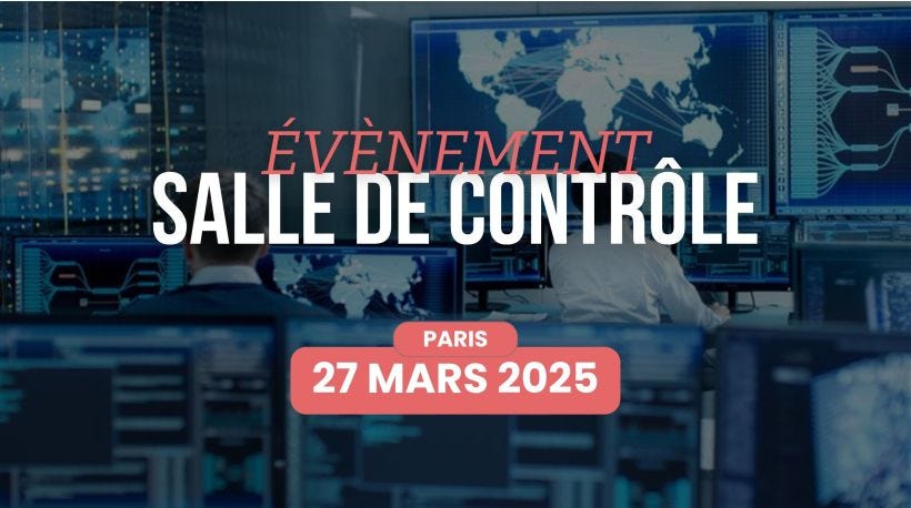 Event Salle de Contrôle le 27 mars à Paris