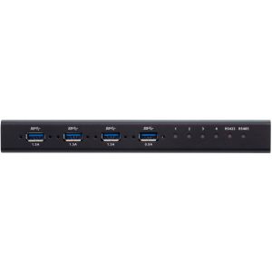 ATEN Commutateur de hub industriel USB 3.2 Gen1 4 x 4