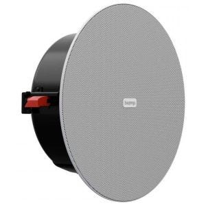 Biamp Desoono DX-IC4LP-W Paire d'enceintes avec backcan, 4,25''+compression 30W en 100V, grille magnétique à bord fin, slim