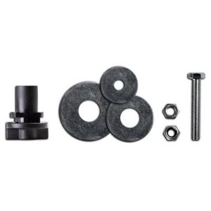 Biamp LRABAS-BL Pack de 10 adaptateurs standards pour rail lumière, pour KUBO3/5, SDQ5P, et OVO5T, noir
