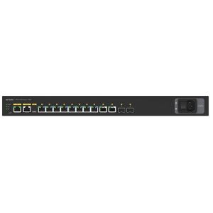 NETGEAR GSM4212PX Géré L2/L3 Gigabit Ethernet (10/100/1000) Connexion Ethernet, supportant l'alimentation via ce port (PoE) 1U Noir