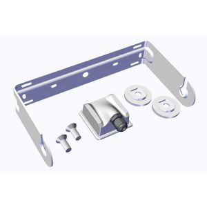Biamp SPA-UBDX100-W Kit support U, Aluminum avecClickPlug pour DX-S5, blanc