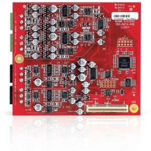 Biamp Tesira EIOC-4 Carte 2 entrées et 2 sorties analogiques pour Tesira EX-MOD