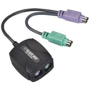 Black Box AC247A Câble PS/2 (2x 6-p Mini-DIN, Noir)