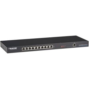 Black Box DCX3000 commutateur écran, clavier et souris Grille de montage Noir