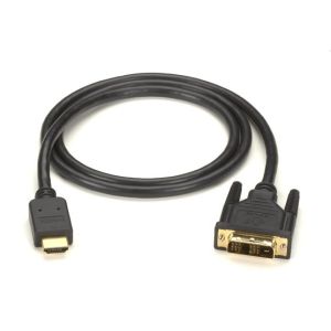 Black Box EVHDMI02T-002M Câble Vidéo HDMI-DVI-D (Double Blindage)