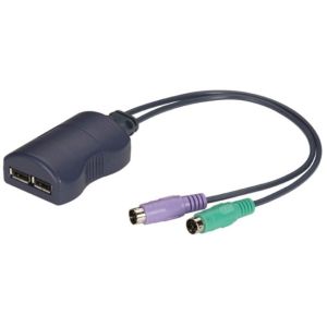 Black Box KVUSB-PS2 câble kvm Noir