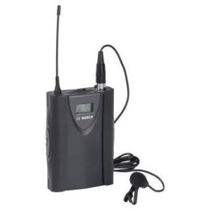 Bosch MW1-HTX-F4 Émetteur de poche analogique UHF, avec micro cravate, plage F4 (606-630 MHz)