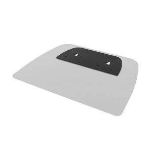 B-Tech BT4002-TPC/B Plaque de recouvrement de la base au sol, noir