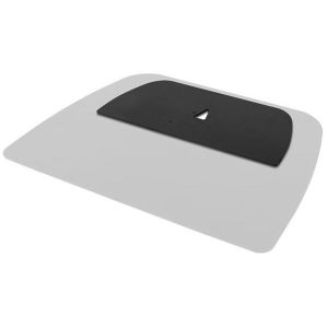 B-Tech BT4002-SCC/B Plaque de recouvrement pour bases de sol B-Tech, noir