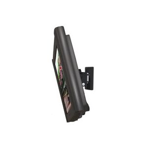 B-Tech BT7518-B Support mural pour écran plat avec inclinaison et pivotement, rotation de l'écran à 360˚, capacité de charge 20Kg