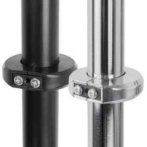 B-Tech SYSTEM 2 BT7841/C Collier d'accessoires en deux parties pour poteaux de Ø50mm 