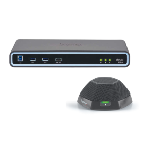 Biamp Devio SCR-20T Ensemble Hub de conférence Devio SCR-20 avec micro de table