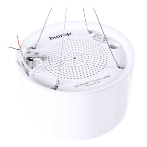 Biamp Cambridge DS1357W Pack de 4 enceintes plenum 10W 8Ω, blanc