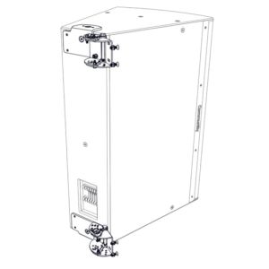 Biamp Community HVSW Kit d'écartement entre 2 enceintes IP1122/1152, blanc