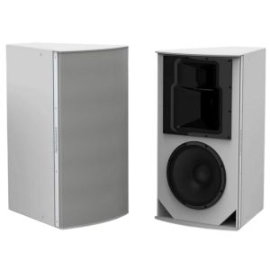 Biamp Community IP8-1153/66W Enceinte gamme High Power 3 voies, HP15" 600+275W, 2/3x 8Ω, 60x60, intérieur, blanc
