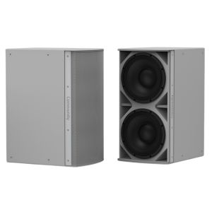 Biamp Community IS6-212W Caisson de basses gamme Medium Power, 2x HP12", 1400W 4Ω, intérieur, blanc