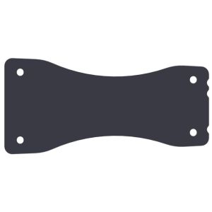 Biamp Community IV6-S1 Paire de coupleurs Splay Bracket pour IV6, type 1, noir