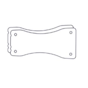 Biamp Community IV6-S3W Paire de coupleurs Splay Bracket pour IV6, type 3, blanc