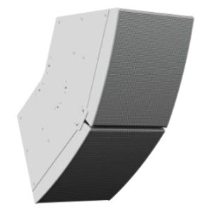 Biamp Community LVH-909WR/APW Paire d'enceintes à pavillon 3 voies LVH, H90°/V20-80-100°, extérieur, EN54-24, blanc