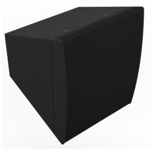 Biamp Community LVH906/ASB Enceinte à Pavillon 3 voies, 4x HP12", H60°/V20-40-60°, intérieur, EN54-24, noir