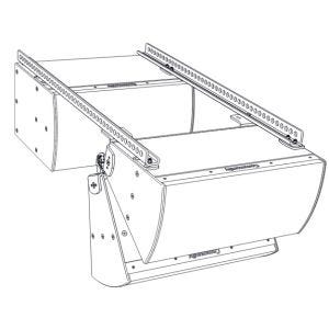 Biamp Community VSB-SBR54W Kit de montage pour 2 enceintes et 1 caisson (IP-1122+IS-212), noir