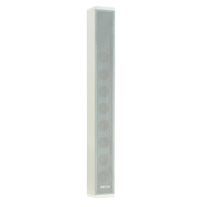 Bosch LA1-UM40E-1 Enceinte Colonne EN54-24, 8x HP large bande/40W-100V, hauteur 78cm, blanc
