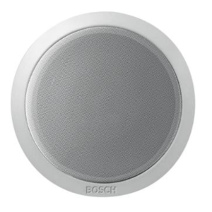 Bosch LHM0606/10 Lot de 160 haut-parleurs de plafond 6W en 100V. Grille métallique blanc  (RAL9010)