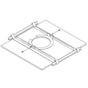 Bosch LM1-TB Barre de renfort pour faux plafond, compatible LC1