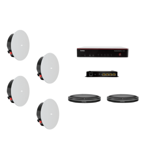 Biamp MRB-L-X400-T-CIC6LP Système de conférence audio (Solution complète pour salle de réunion)