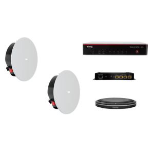 Biamp MRB-M-X400-T-CIC6LP Système de conférence audio (Solution complète pour salles de réunion)