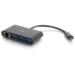 C2G 82406 station d'accueil USB 3.2 Gen 1 (3.1 Gen 1) Type-C Noir