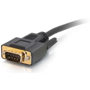 C2G 0.5m DB9 - 3.5mm Câble Adaptateur (Noir)