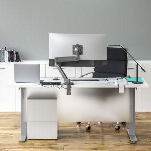 Chief Koncīs Support de Bras pour Moniteur Simple (Argent)