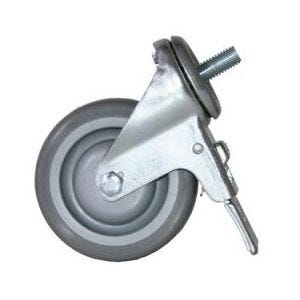 Chief PAC770 Roulettes Robustes Métal Argent