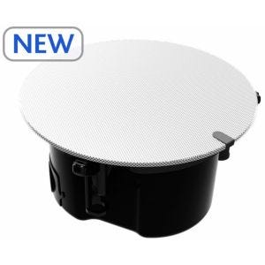 Cloud Electronics CS-C4VW Enceinte encastrée HP 4’’ + tweeter, 20 Watts en 100V, grille à bord fin, blanc