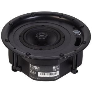 Cloud Electronics CS-C5B Enceinte encastrée 2 voies HP 5.25’’ + tweeter, 20W en 100V, grille bord fin, noir