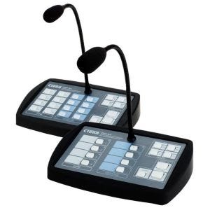 Cloud Electronics PM4-SA Microphone d'appel 4 zones avec lecteur de messages