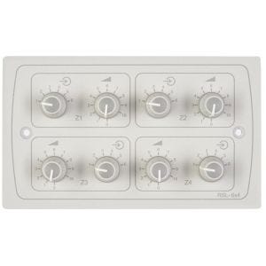 Cloud Electronics RSL-6X4W Platine de gestion de source/volume pour 4 zones (prévoir boite UK double)