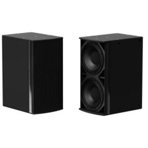Biamp Community IS8-212B Caisson de basses gamme High Power, 2x HP12", 2000W 4Ω, intérieur, noir