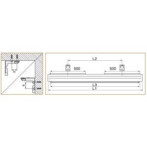Da-Lite Compact RF Electrol 139x240 Matte White S écran de projection 2,69 m (106") 16:9