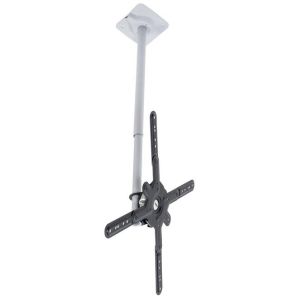 Erard 049540 support d'écran plat pour bureau Noir, Argent Plafond