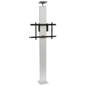 Erard 602151 support d'écran plat pour bureau Noir, Argent Du sol au plafond