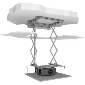 Erard 737713 support pour projecteurs Plafond Gris, Blanc