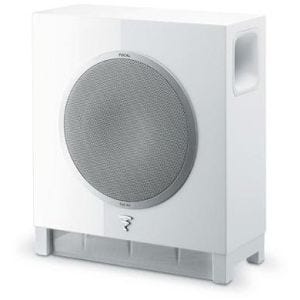 Focal SUB AIR WH Caisson de basse amplifié 110W, HP 21cm, connexion via émetteur sans fil ou RCA, blanc