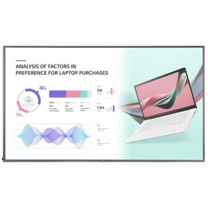 LG 49UH5J-H Écran plat de signalisation numérique 124,5 cm (49") LED Wifi 500 cd/m² 4K Ultra HD Noir Web OS 24/7