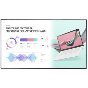 LG 86UH5J-H affichage de messages Écran plat de signalisation numérique 2,18 m (86") IPS Wifi 500 cd/m² 4K Ultra HD Noir Web OS 24/7