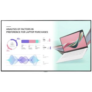 LG 98UH5J-H affichage de messages Écran plat de signalisation numérique 2,49 m (98") LCD Wifi 500 cd/m² 4K Ultra HD Noir Web OS 24/7