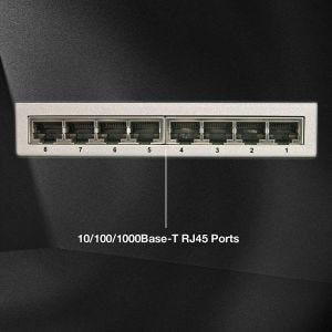 Lindy - Switch Ethernet Gigabit 8 ports de bureau